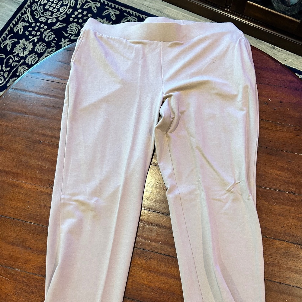 Pure Jill by J.Jill Affinity French Terry Slim Leg in Tan Size Large